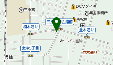 三原訪問鍼灸マッサージ院の地図画像