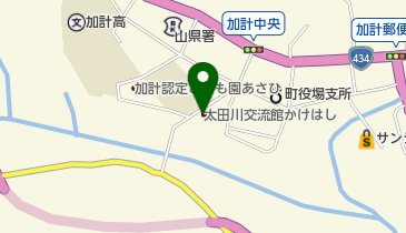 太田川交流館かけはしの地図画像