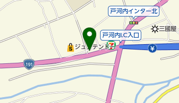 味彩紀行戸河内インター店の地図画像