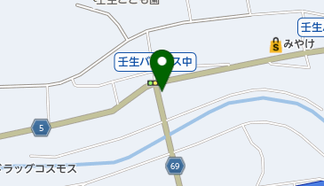 鉄井寝具店の地図画像