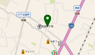 第2しらかば園川下作業所の地図画像