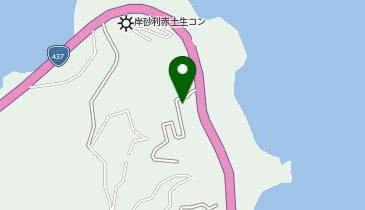 ミサキカフェの地図画像