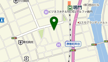 鳴門ドレメファッション洋裁教室の地図画像