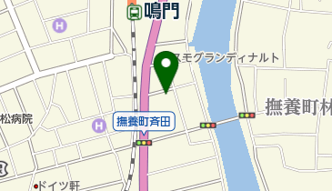 山西整骨院の地図画像