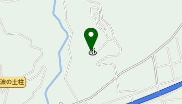 阿波土柱の湯の地図画像