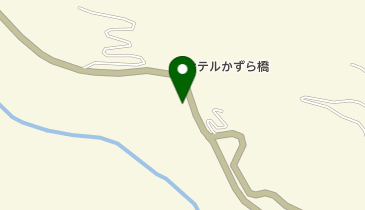 かずら橋タクシーの地図画像