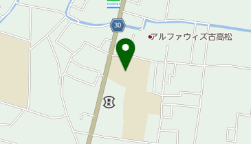 高松市役所教育委員会教育局 古高松小学校の地図画像