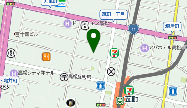 エステツイン高松店の地図画像