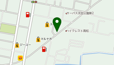 カールズネイル レインボー店の地図画像