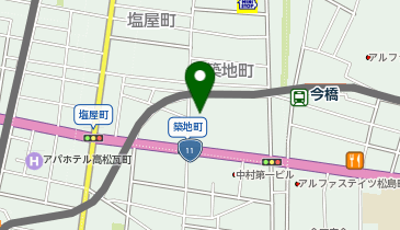 高松市役所市民局 築地コミュニティセンターの地図画像