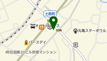 はなみずき土器町の地図画像