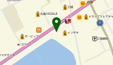 ジャンプワールド丸亀店の地図画像