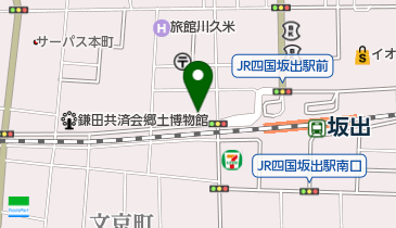 ゼノア化粧料通販・花咲の地図画像