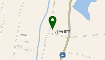 長覚寺の地図画像