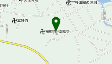 南隆寺の地図画像