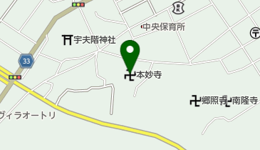 本妙寺の地図画像