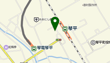 琴平町役場 琴平町出先機関 琴平町観光案内所の地図画像