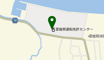 愛媛県交通安全協会の地図画像