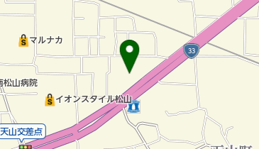 愛媛日産自動車株式会社 天山店の地図画像