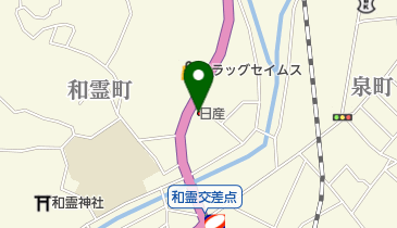 愛媛日産自動車株式会社 宇和島和霊店の地図画像