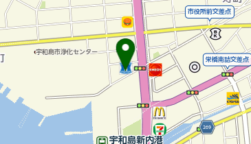 エイブルネットワーク宇和島店の地図画像