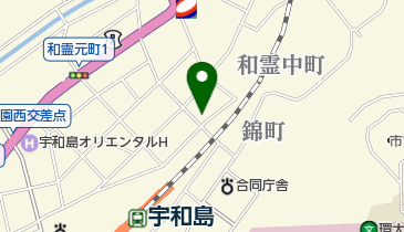 まつうら仕出し宴会の地図画像