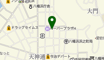 だるまや化粧品店の地図画像