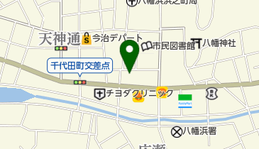 かわもと呉服店の地図画像