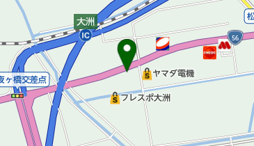 プラージュ美容大洲店の地図画像