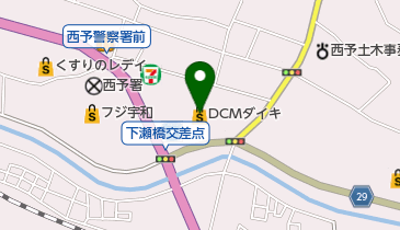 清水屋クリーニング卯之町店の地図画像