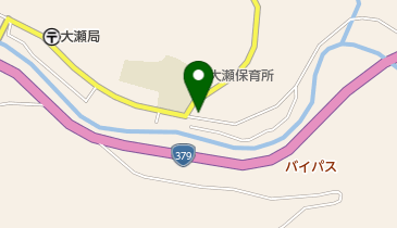 大原衣料品店の地図画像