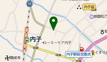 天理教内子分教会の地図画像