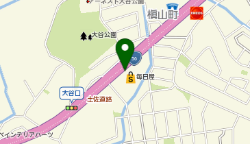 有限会社太陽舎クリーニング サニーマート毎日屋土佐道路店の地図画像