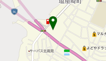 西内自動車販売株式会社の地図画像