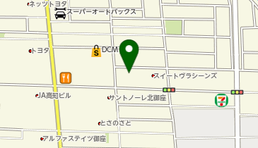ペットワールドアミーゴ高知店の地図画像