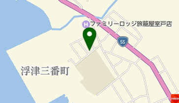 米沢ガラスの地図画像