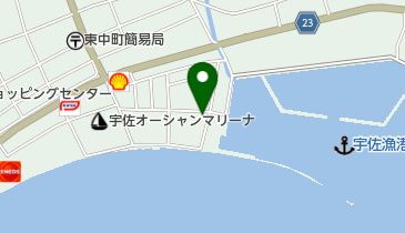 黒潮マリーナ販売の地図画像