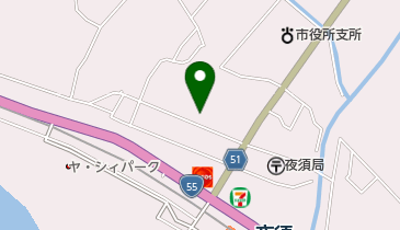 山中衣料品店の地図画像