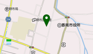 香美郡医師会の地図画像