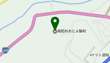 高知おおとよ製材株式会社の地図画像