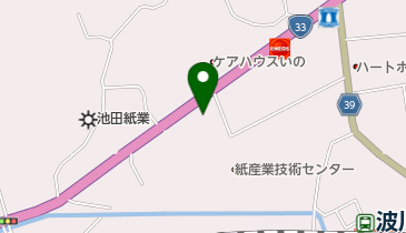 波川自動車の地図画像