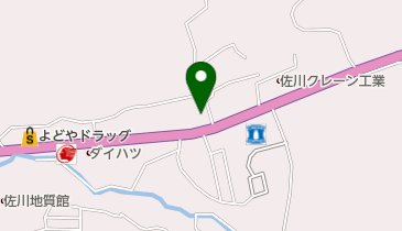 株式会社佐野屋佐川店の地図画像