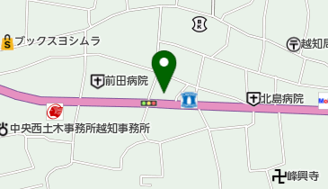 越知町観光協会の地図画像