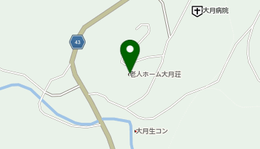 老人ホーム大月荘の地図画像