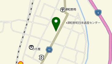 津和野生花はじめの地図画像