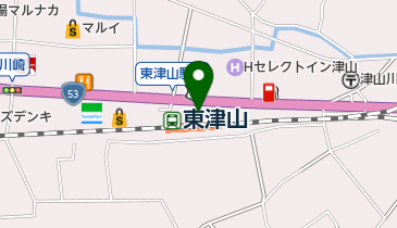 人形のこどもや津山店の地図画像