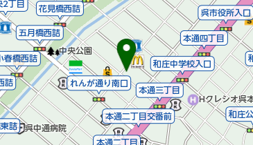 高砂餅 れんが通り店の地図画像