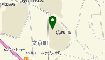 宇部フロンティア大学付属中学校 職員室の地図画像