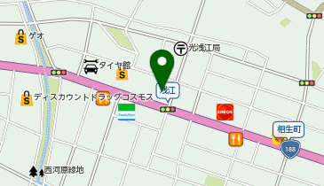 ポーラザビューティー光店の地図画像