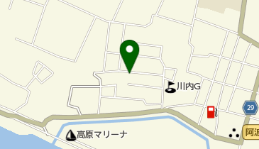 徳島マッサージ治療院の地図画像